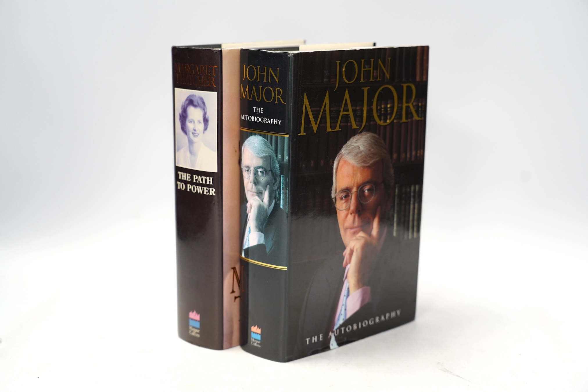 Thatcher , Margaret - The Path to Power. 1st edition (signed by the author on title), num. photo plates; publisher's cloth and d/wrapper,. 1995; Major, John - The Autobiography. 1st edition (short inscription by author o